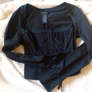 Bebe corset style blouse